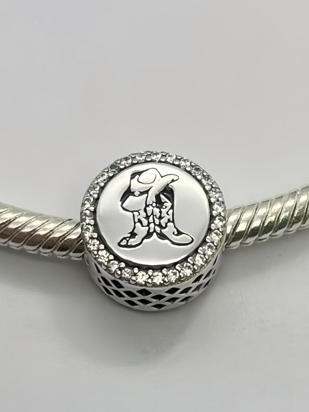 Pandora Texas cowboy Charm Bracelet Jewelry